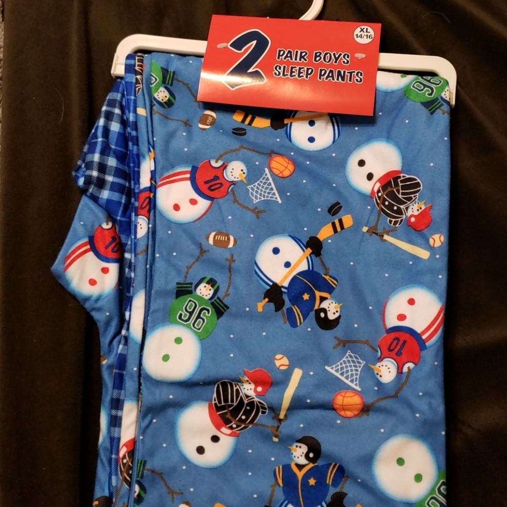 2 pairs of Boys pajama pants